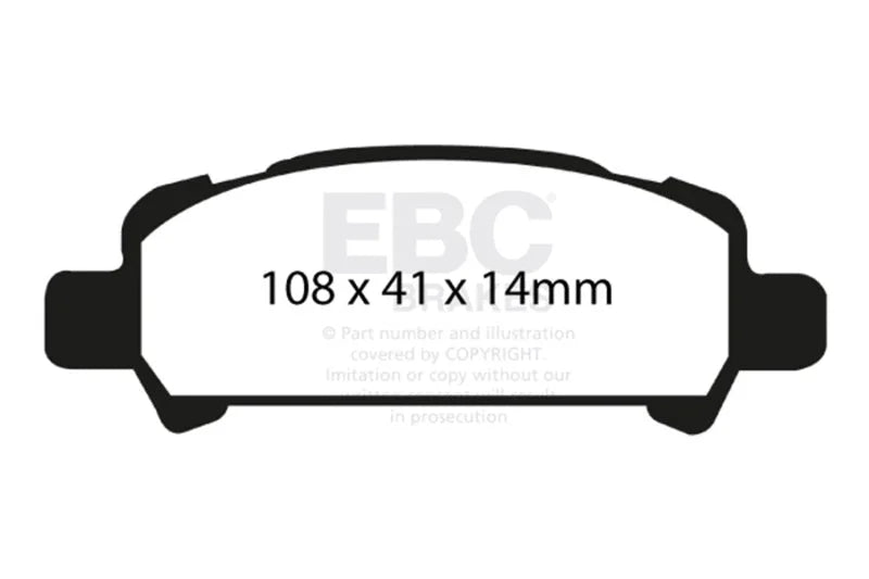 EBC - Rear Redstuff Pad PN DP31293C