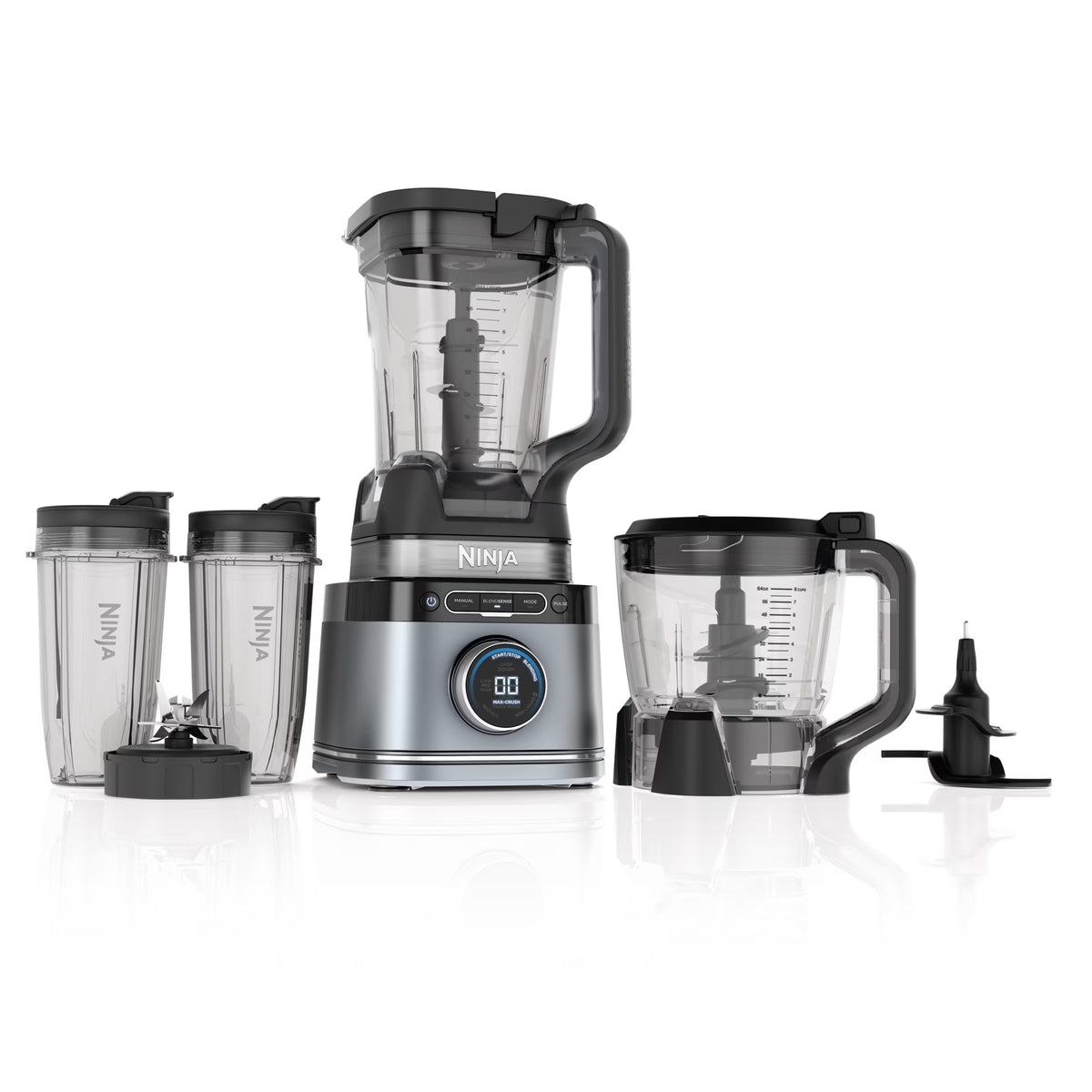 Ninja Detect Kitchen System Power Blender + Processor with Blend Sense Technology, Silver, TB400 - Product image 1