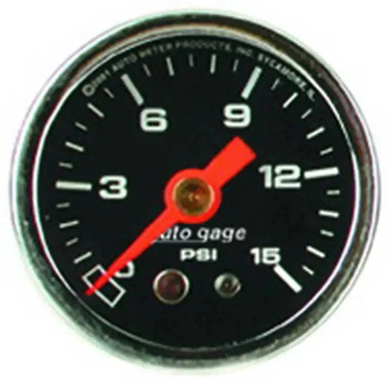 2172 Auto Meter Products Gauge Fuel Pressure 1-1/2 Inch