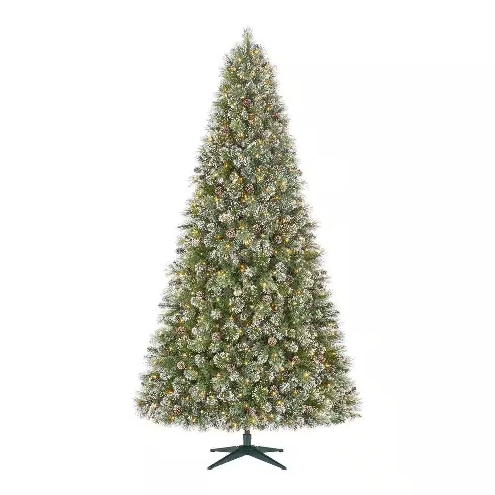 Home Holiday Accent Christmas Pre-Lit Artificial Tree Home Accents 9 ft Amelia Pine LED 600 Lights - Product image 1
