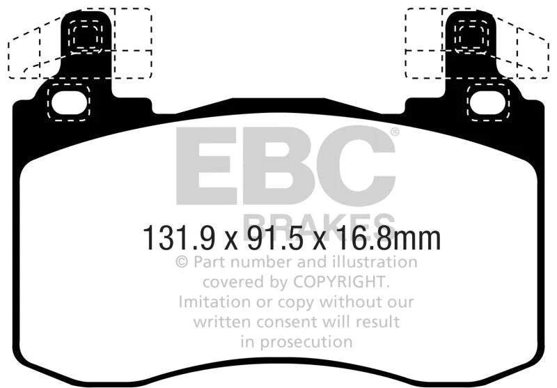 EBC - Front Redstuff Pad PN DP32356C