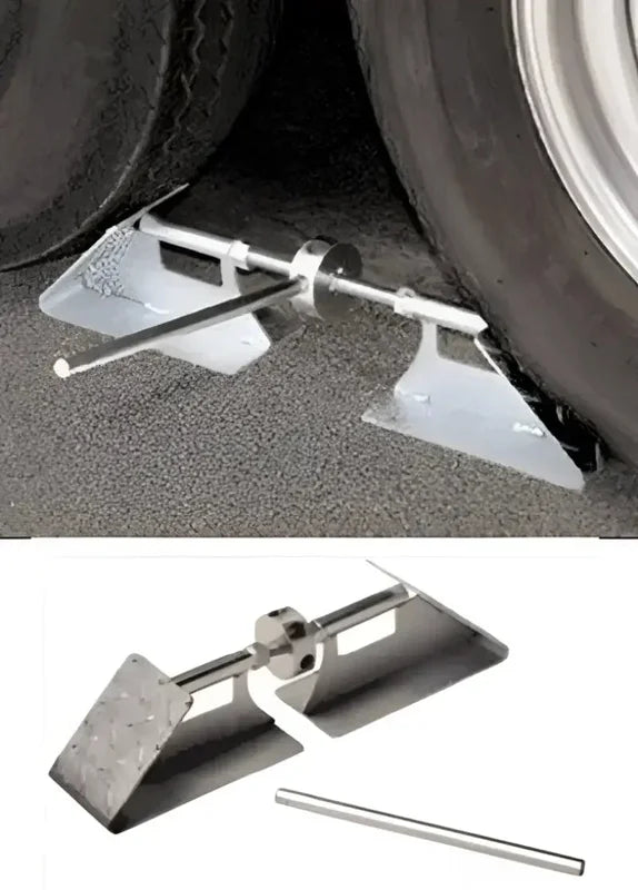 28000A BAL RV Wheel Chock Placed On The Ground