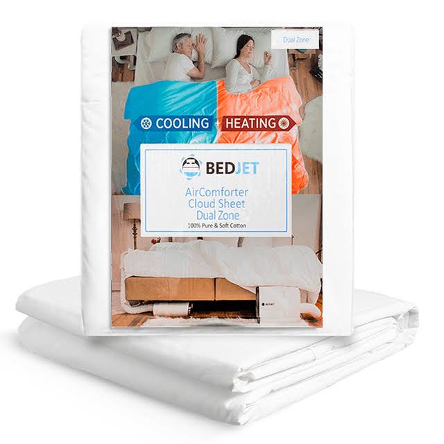 BedJet Cloud Sheet - Dual Zone Queen (Cooling, Heating & Climate Control Just for Your Bed) - Product image 1