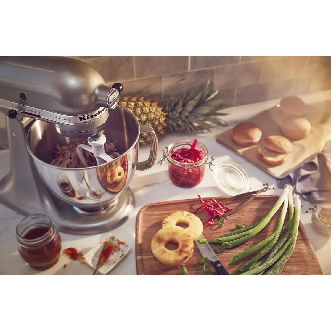 Kitchenaid Artisan Series 5 - Quart Tilt - Head Stand Mixer, Wildflower, KSM156CXWF - Product image 88
