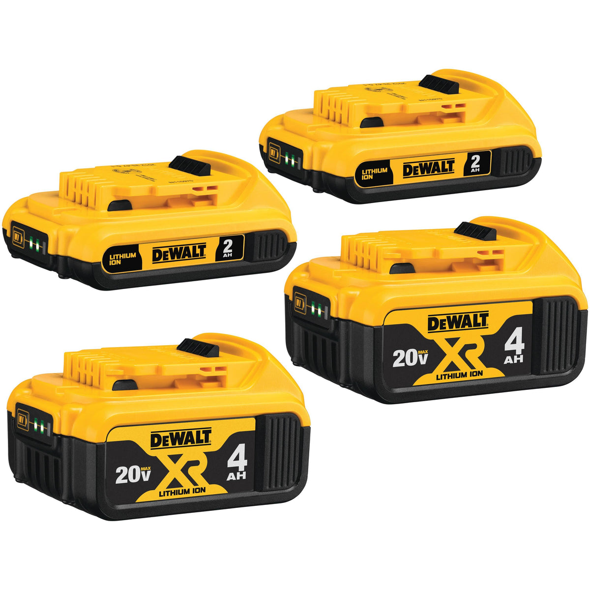 DeWalt DCB324-4 20V MAX* Lithium Ion Battery 4 Pack - Product image 1