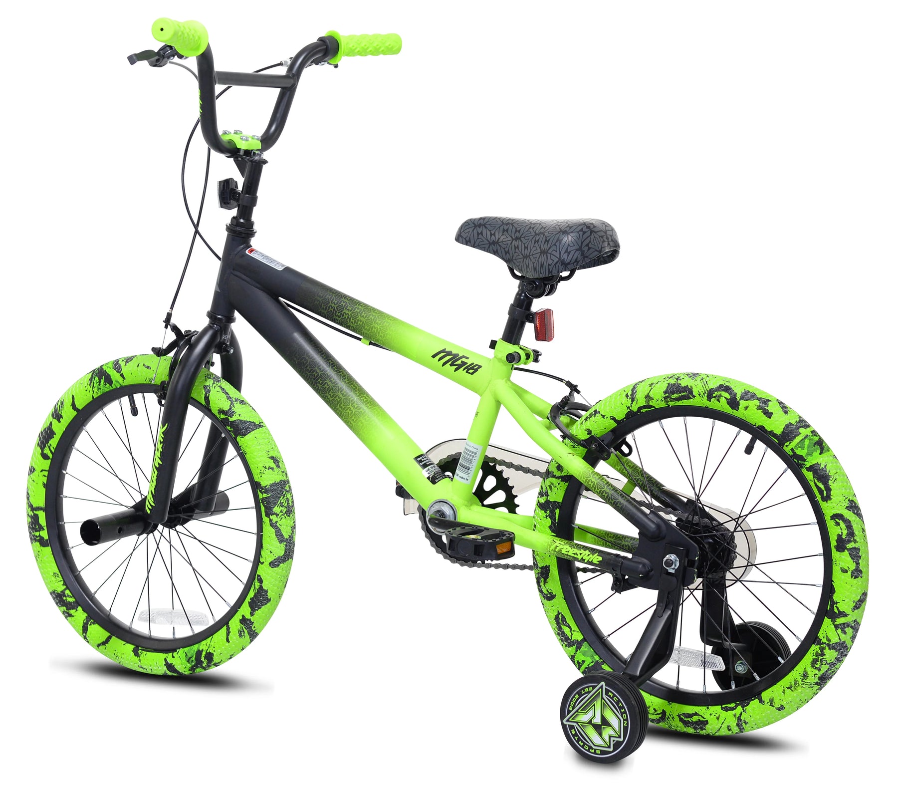 Bicycles 18" Madd Gear MG18 BMX Boy'S Bike, Black and Green - Product image 7