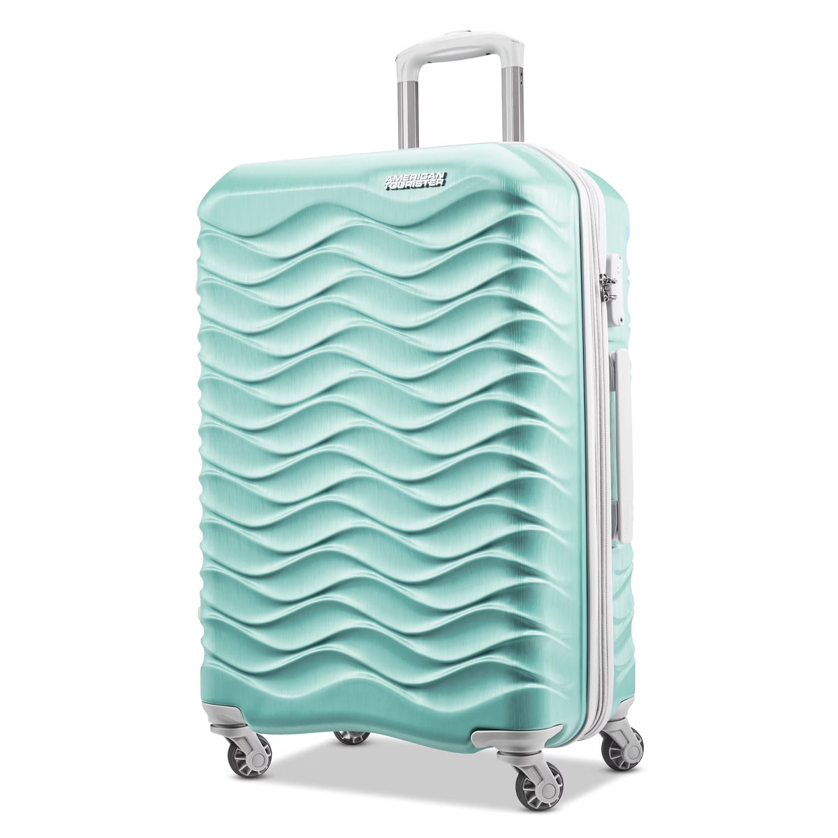 American Tourister Pirouette NXT Hardside Large Checked Luggage with Spinner Wheels - Ultramarine - Product image 3