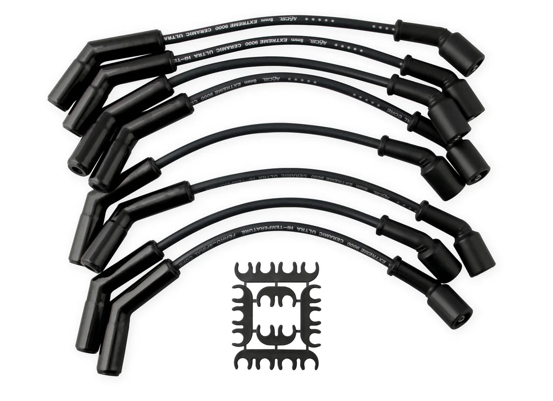 ACCEL 9065CK - Extreme 9000 Black Ceramic Boot Spark Plug Wire Set