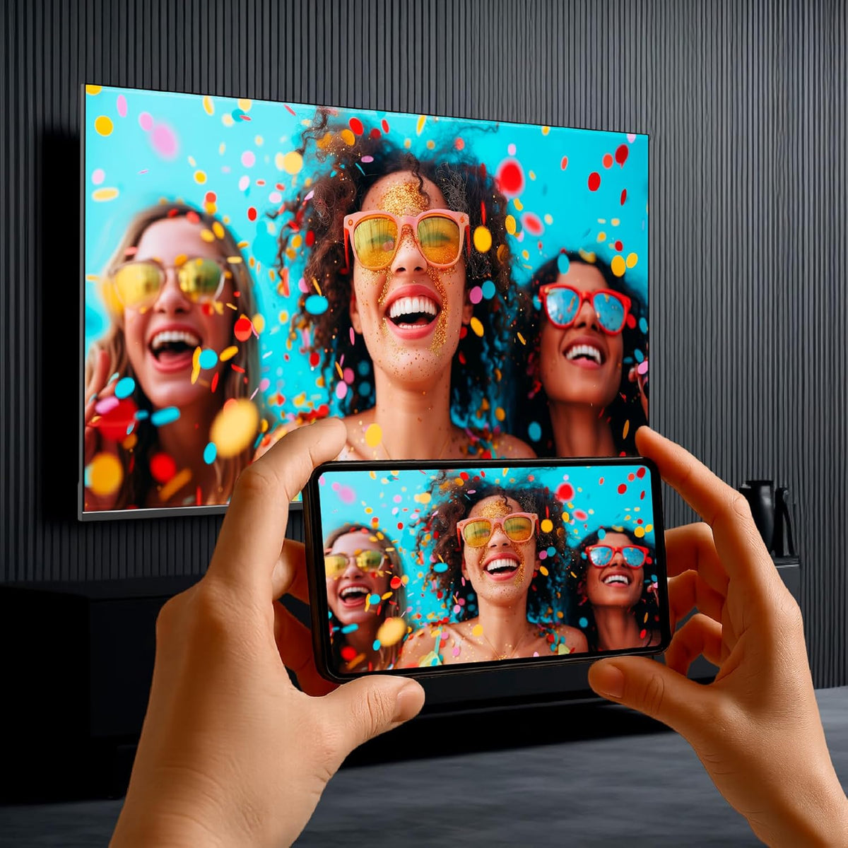 DYON Smart 32 VX 80 cm (32 inch) Television (HD Smart TV, HD Triple Tuner (DVB-C/-S2/-T2), App Store, Prime Video, Netflix, YouTube, DAZN, +), Black
