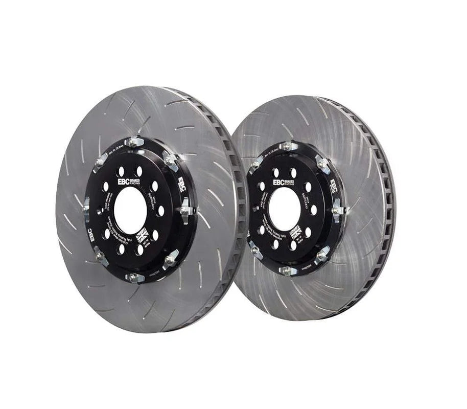 EBC Brakes Racing Two Piece Fully Floating Rotors (340x30) - VW/Audi Mk7 VW Golf GTI/R / Passat 3.6L / S3 / TT