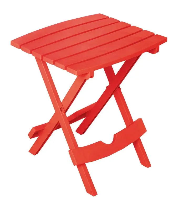 Adam'S Mfg 8510-26-3734 Quik-Fold Side Table - Cherry Red