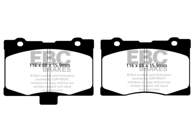 EBC - Front Yellowstuff Pad PN DP41735R