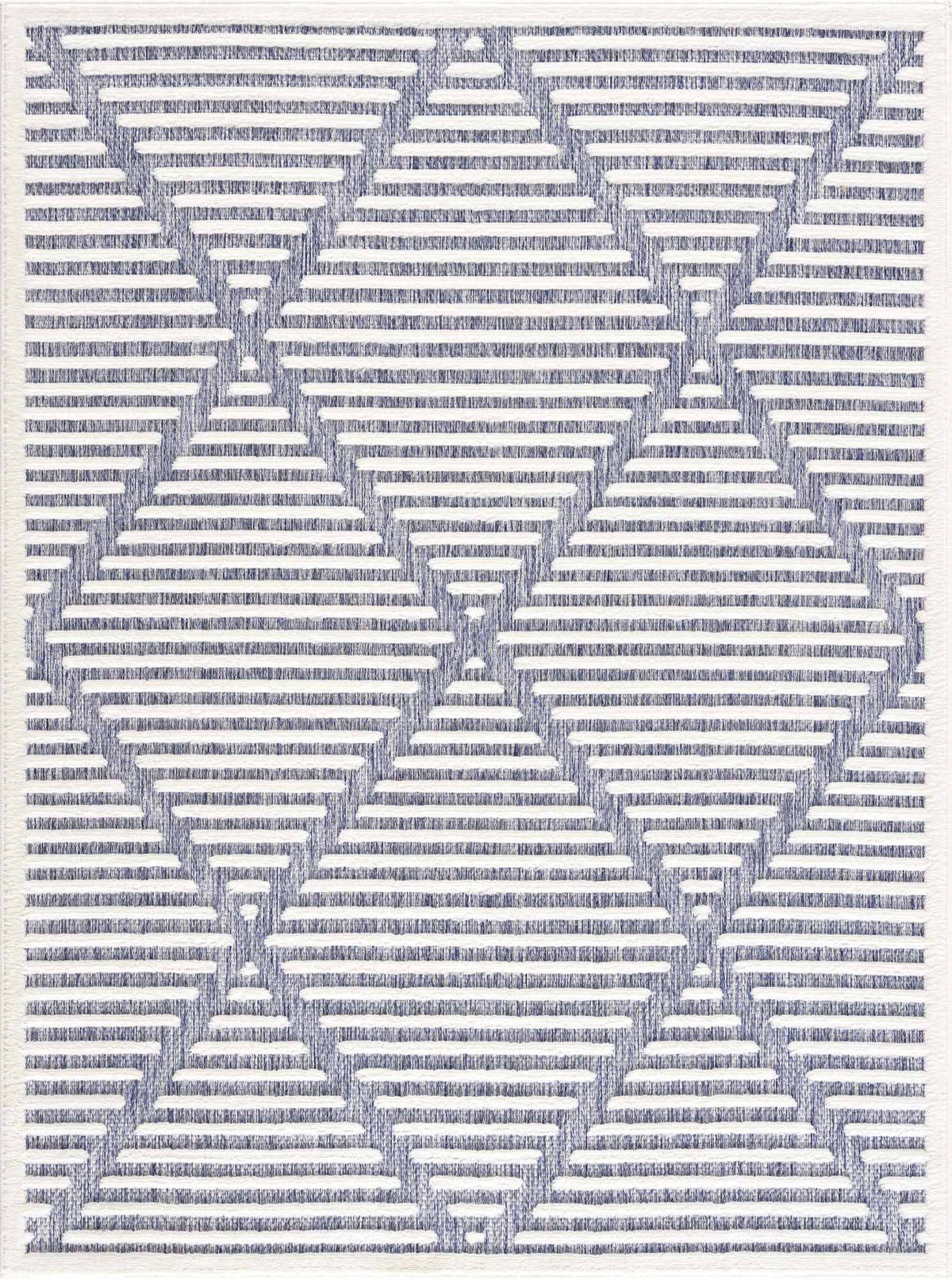 Hauteloom Anah Blue Outdoor Rug - Modern Outdoor Area Rug for Patio, Living Room, Bedroom - Product image 1