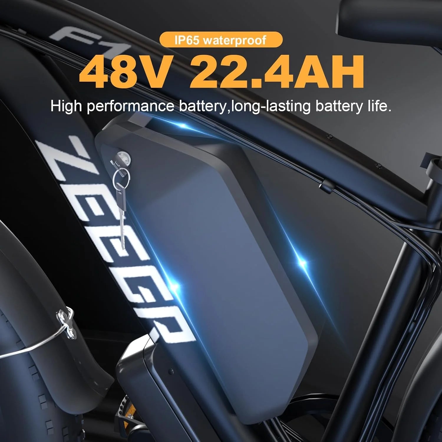 2000W Electric Bike for Adults 48V 22.4AH Ebikes 35MPH Mountain Ebike 26" Fat Tire - Product image 3