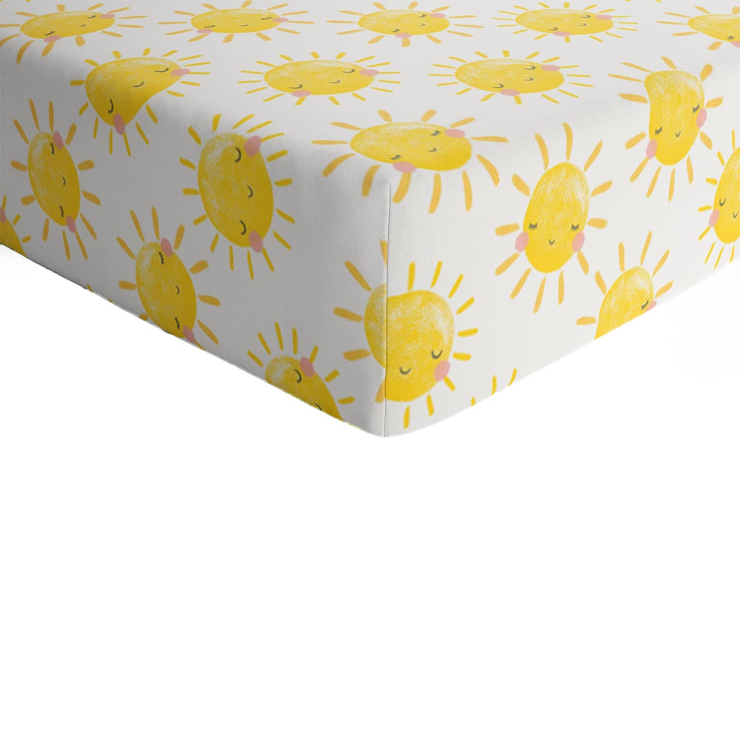 Little Sleepies Fitted Crib Sheet, Viscose from Bamboo, Fully Elasticized, Sunshine - Product image 1