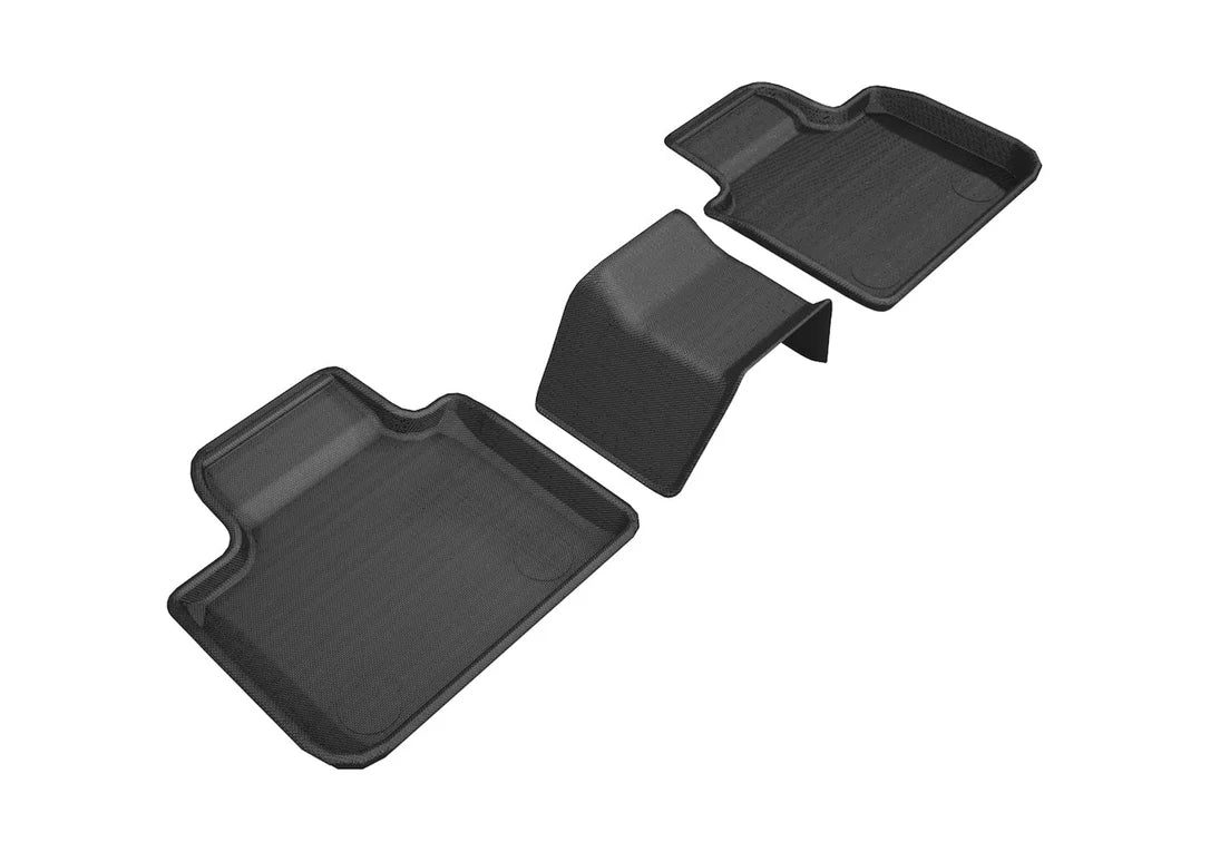 3D MAXpider L1BM09121509 - 2018-2019 BMW 6 Series Gran Turismo Kagu 2nd Row Floormats - Black