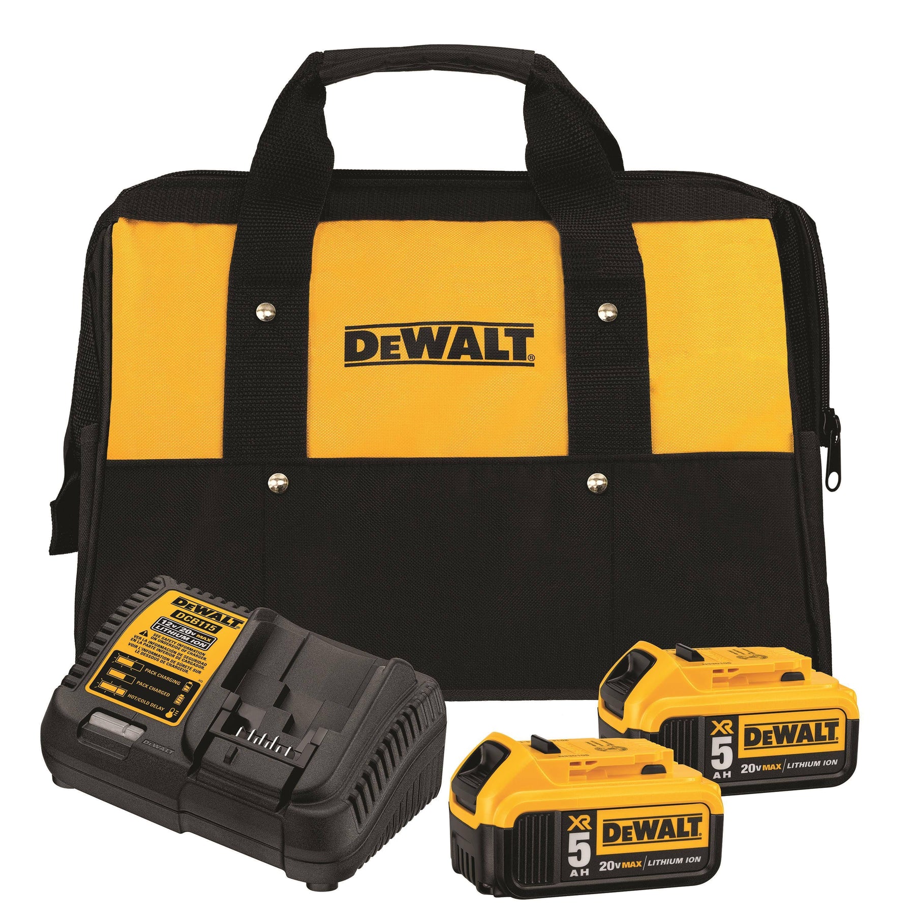 DeWalt 20V MAX 20 volt 5 Ah Lithium-Ion Battery and Charger Starter Kit 4 pc - Product image 1