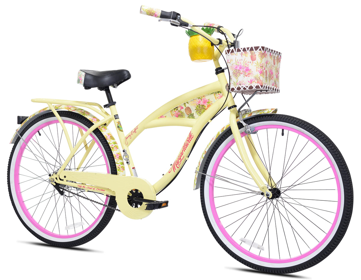 26" Margaritaville Women'S 3 - Speed Cruiser Bike, Yellow - Product image 2