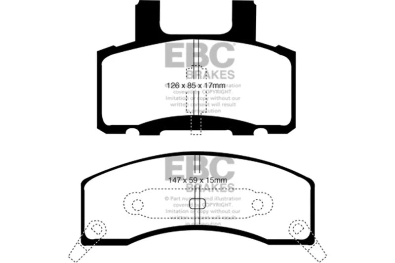EBC - Front Greenstuff Pad PN DP61274
