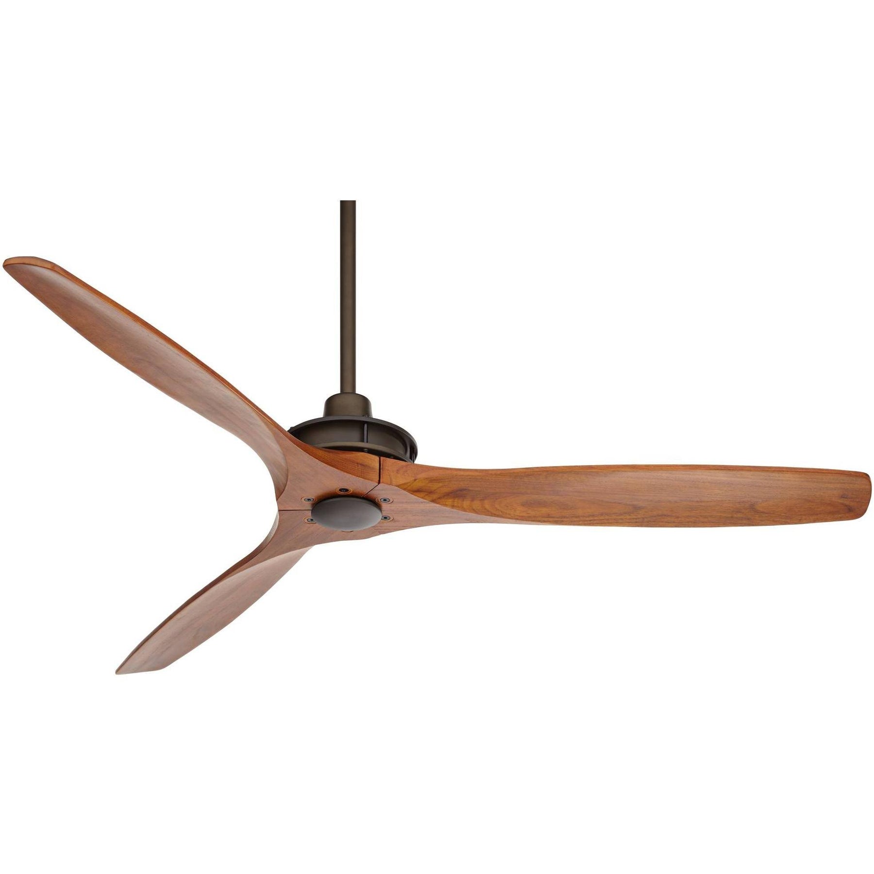 52" Casa Vieja Rustic Farmhouse 3 Blade Indoor Ceiling Fan with Remote Control Oil Rubbed Bronze Walnut - Product image 1