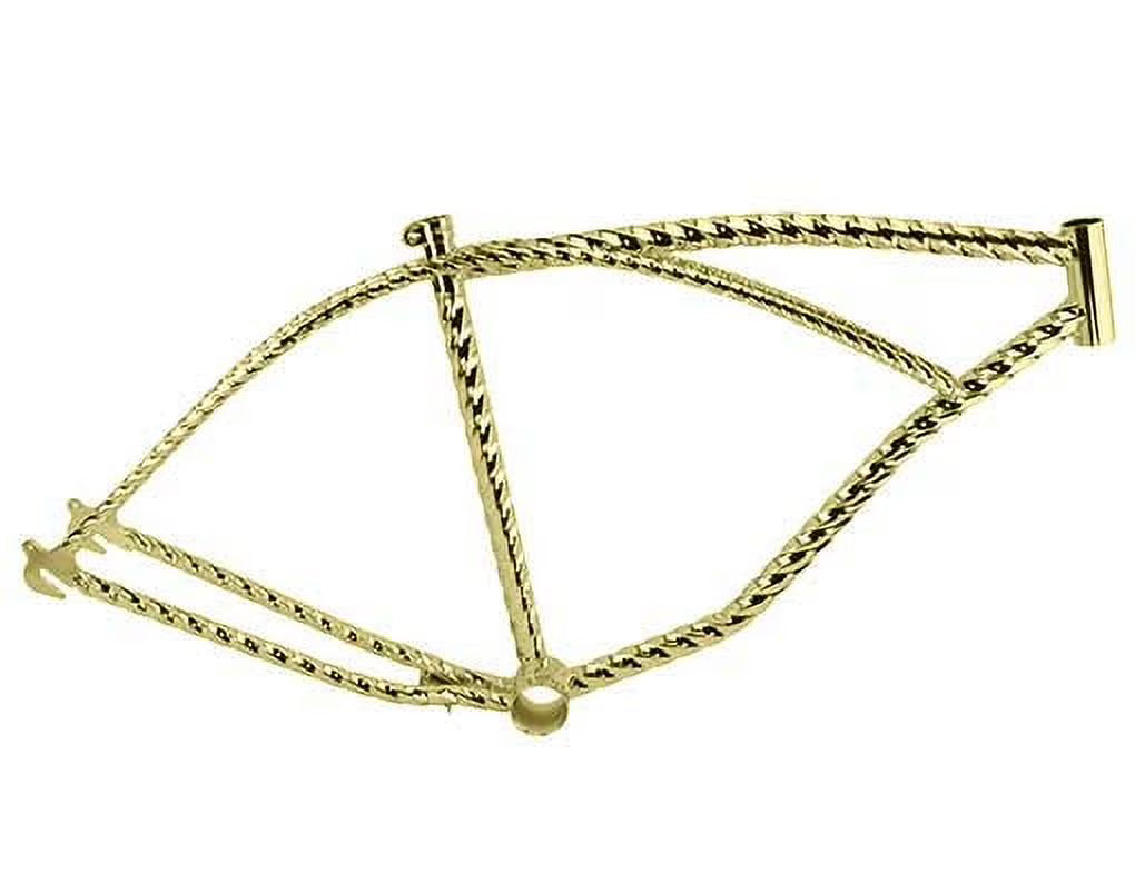 Lowrider 26" Steel Hexagon Cruiser Bike Frame - Product image 1