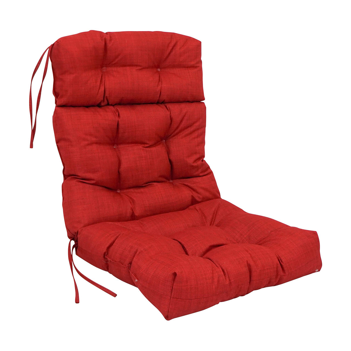 Blazing Needles 22-inch by 45-Inch Spun Polyester Solid Outdoor Tufted Chair Cushion - Product image 1