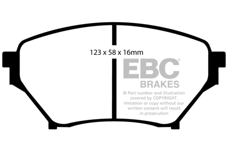 EBC - Front Greenstuff Pad PN DP21452