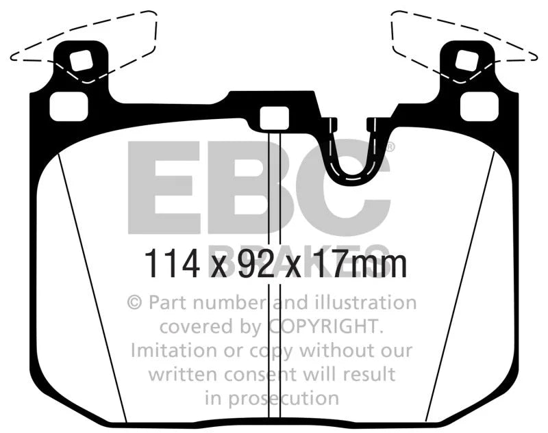 EBC - Front Bluestuff Pad PN DP52360NDX