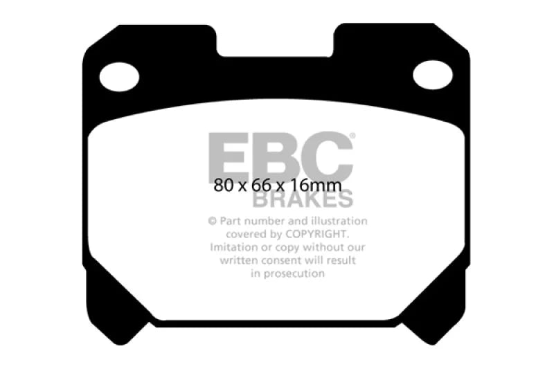 EBC - Rear Yellowstuff Pad PN DP41005R
