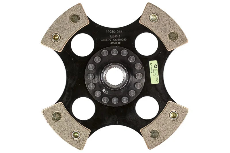 ACT 4224018 - 1994 Subaru Impreza 4 Pad Rigid Race Disc