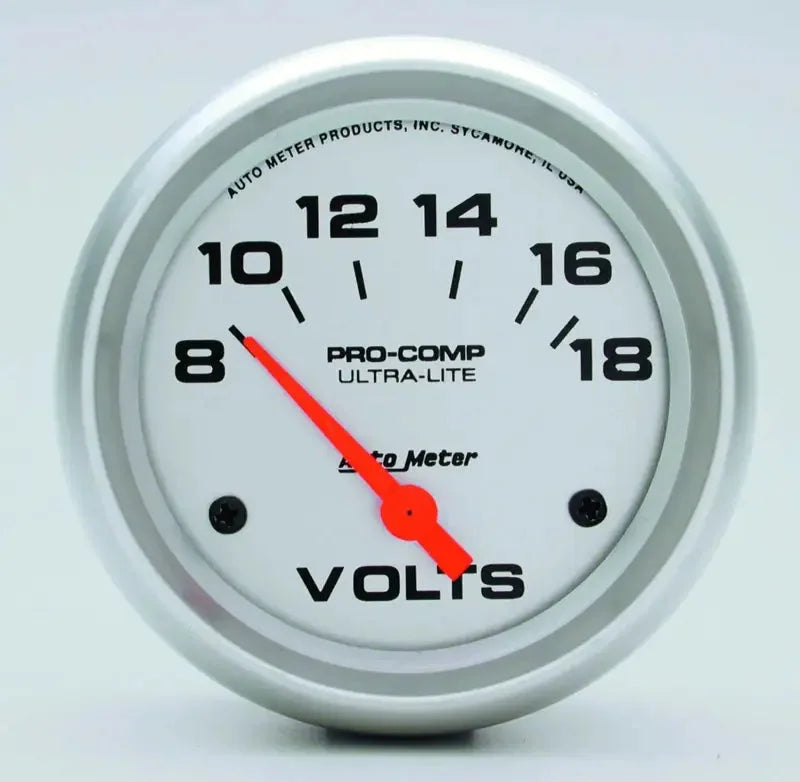 4491 Auto Meter Products Gauge Voltmeter 2-5/8 Inch