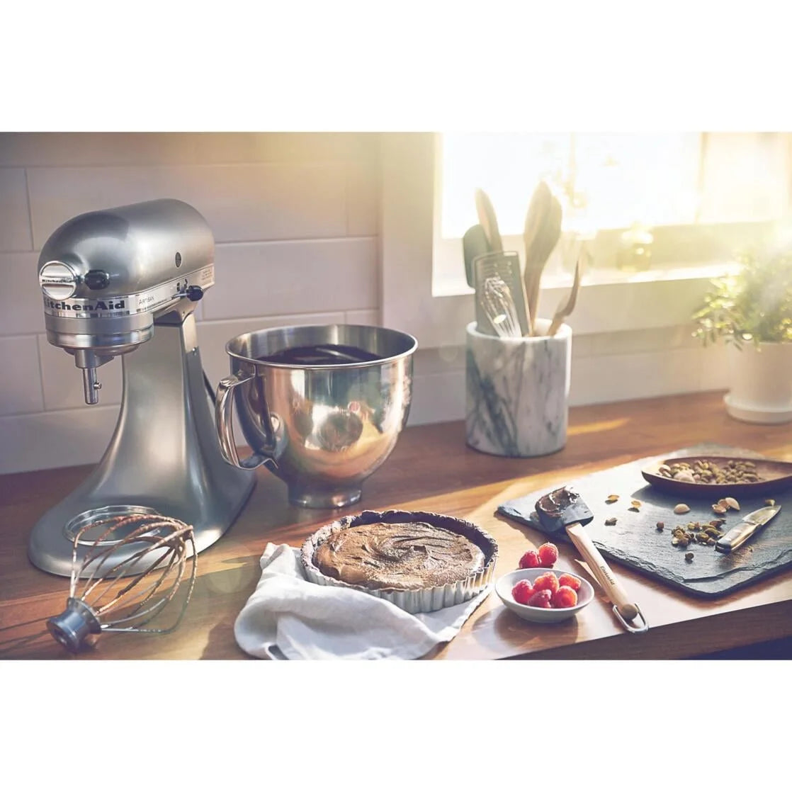 Kitchenaid Artisan Series 5 - Quart Tilt - Head Stand Mixer, Wildflower, KSM156CXWF - Product image 89