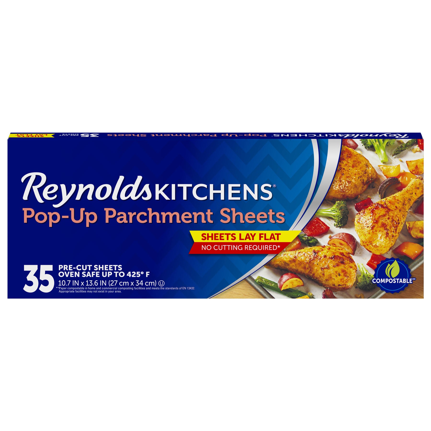 Reynolds Kitchens Parchment Sheets, Pop-Up, Pre-Cut - 35 sheets - Product image 1