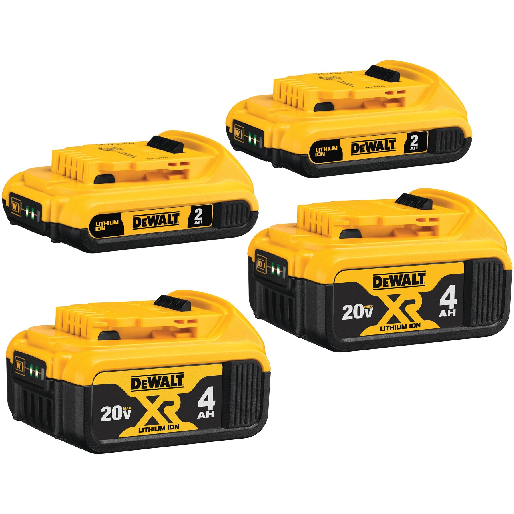 DeWalt DCB324-4 20V MAX* Lithium Ion Battery 4 Pack - Product image 1