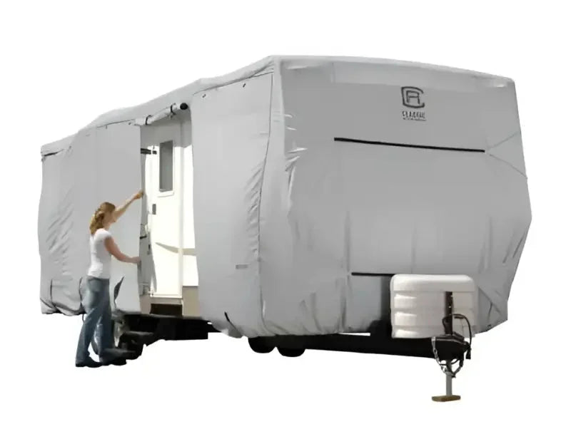 80-137-171001-00 Classic Accessories RV Cover For Travel Trailers