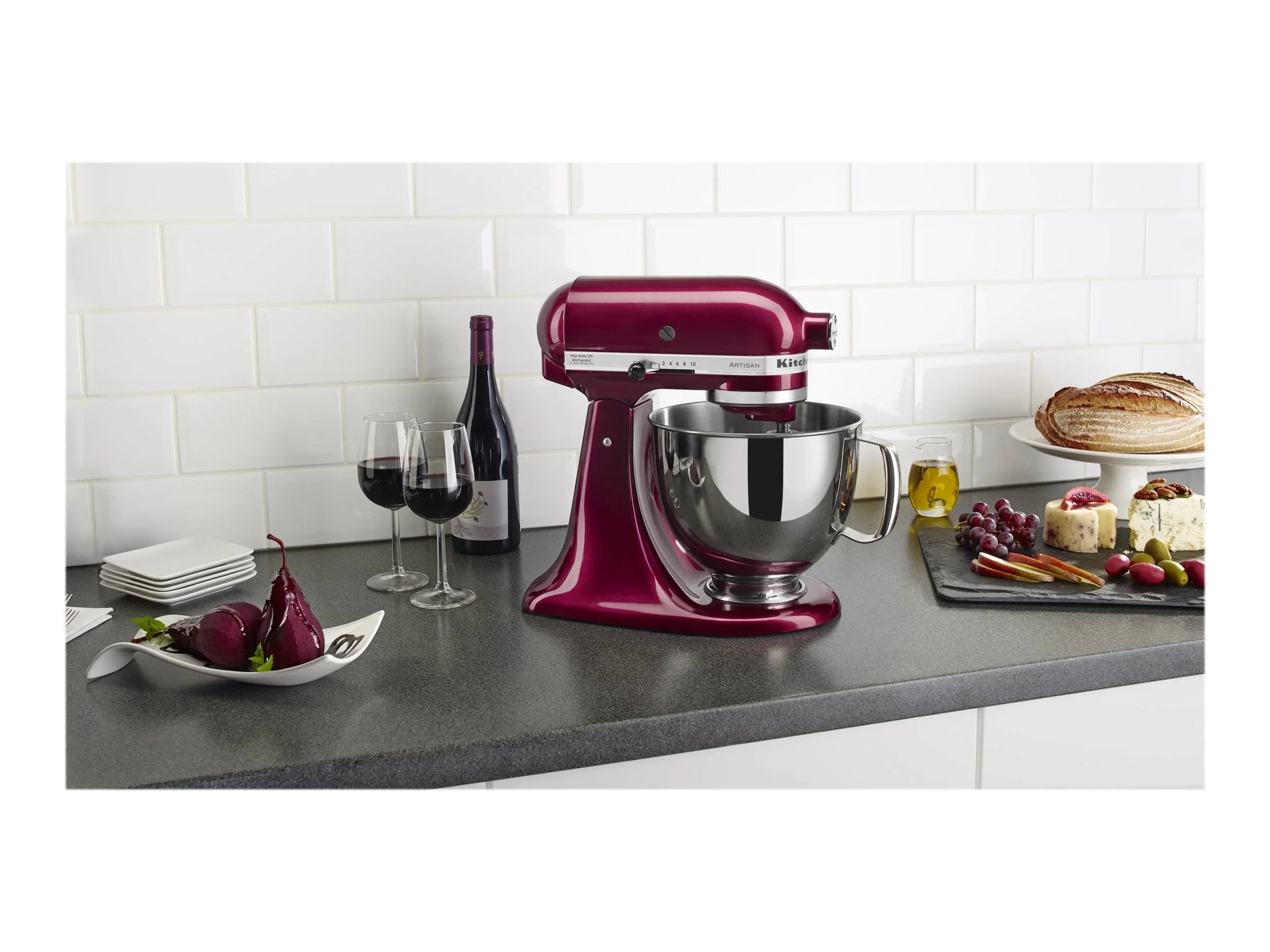 Kitchenaid Artisan Series 5 - Quart Tilt - Head Stand Mixer, Wildflower, KSM156CXWF - Product image 82