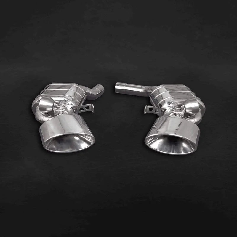 Capristo Valved Exhaust with RS-Style Oval Tips (E2P) | Audi RS6/RS7 C8