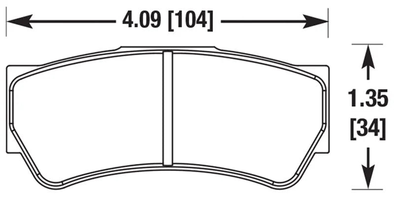Hawk Performance HB605 Series Brake Pad