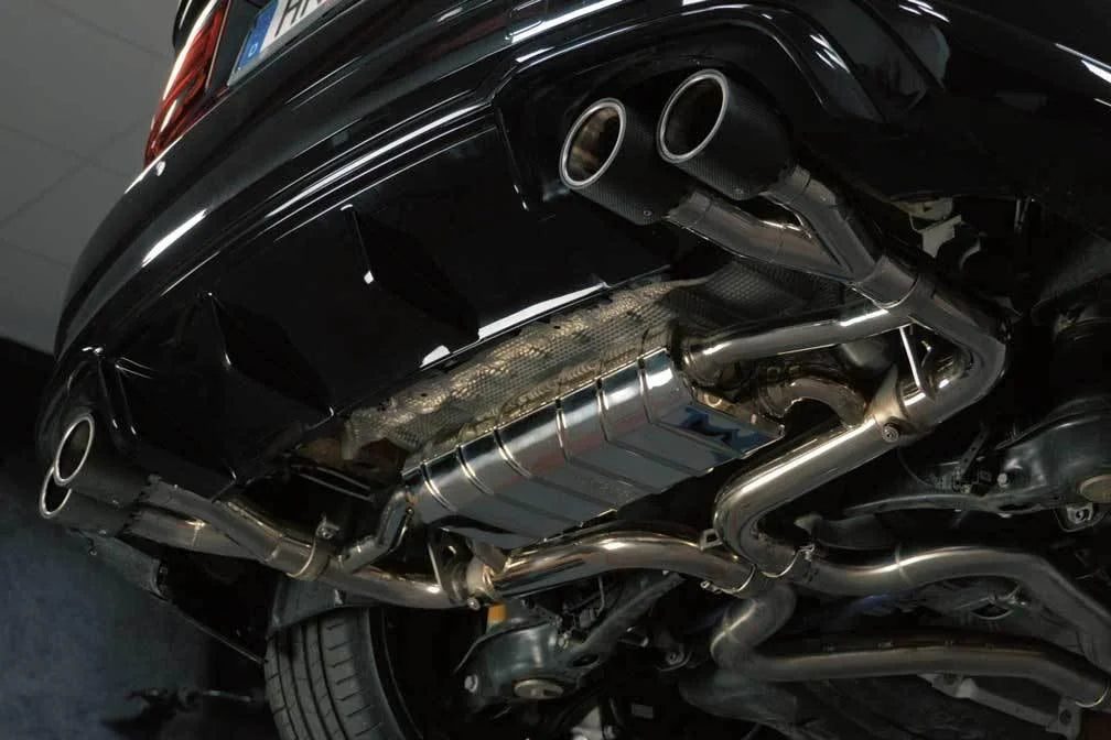 Audi RS3/TTRS - Valved Exhaust System and CES-3 (4 Round Carbon Tips)