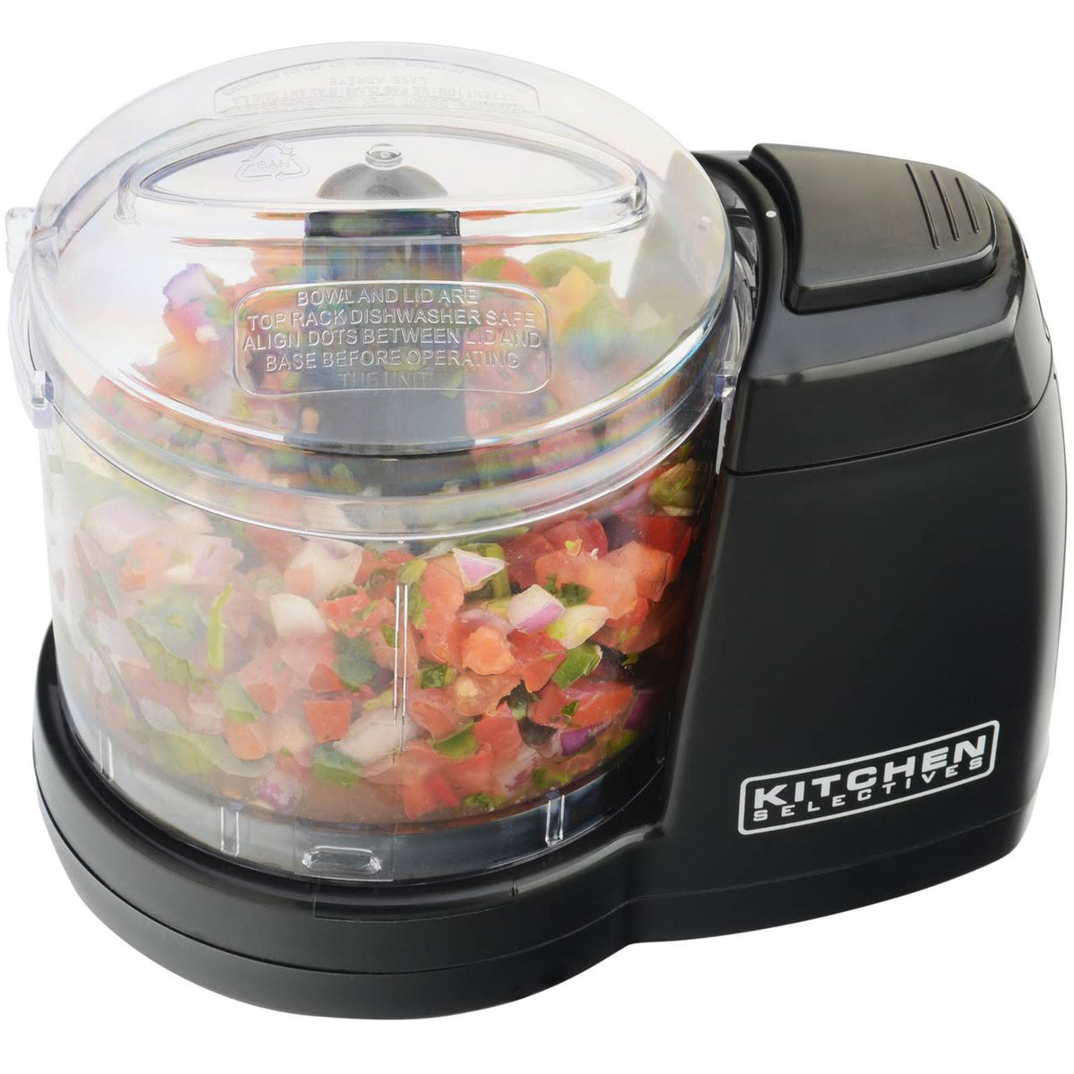 Kitchen Selectives Mini Chopper, Black, - Product image 1