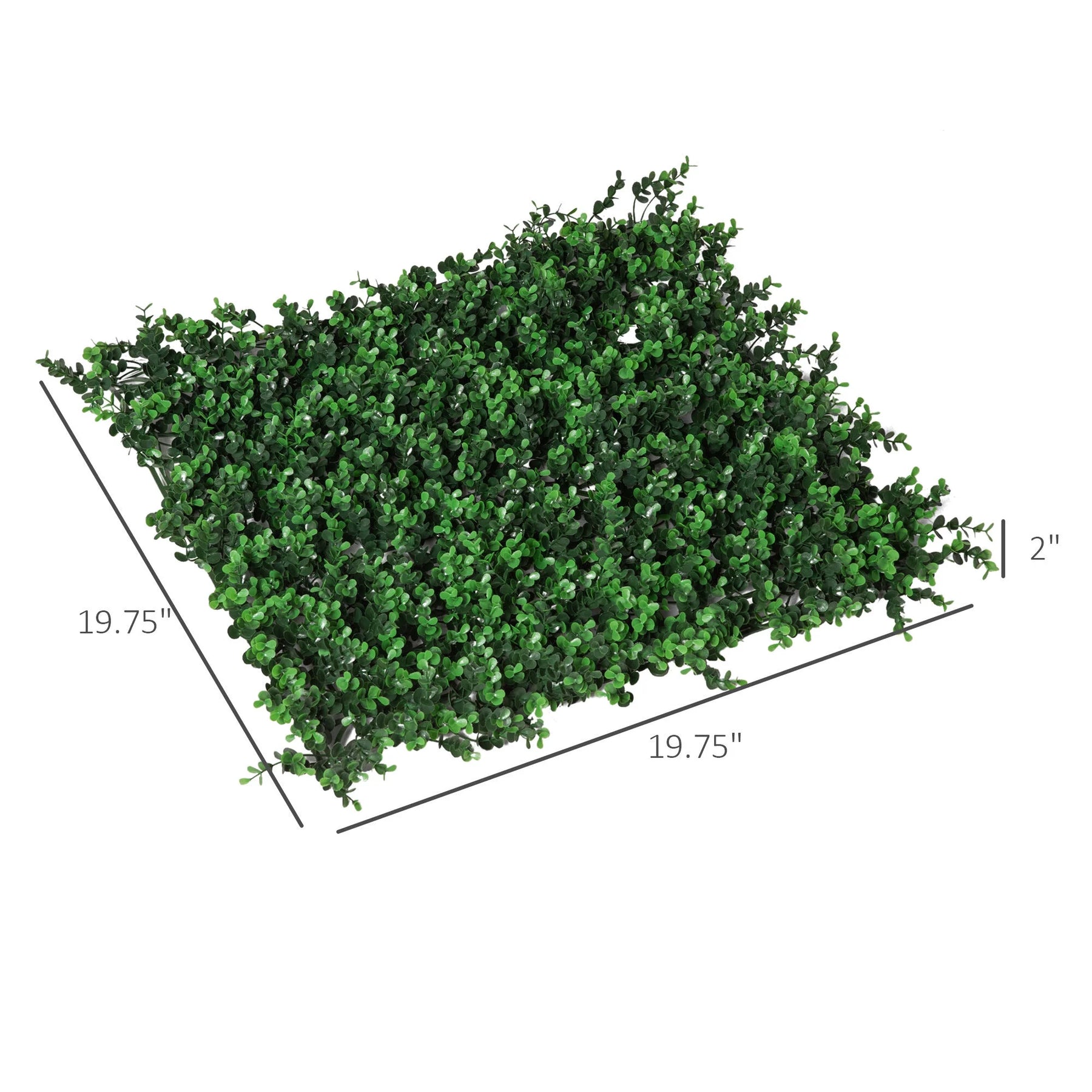 DUOSONG Outsunny Grass Wall Panels, 20" X 20" Artificial Grass Wall Decor - Product image 8