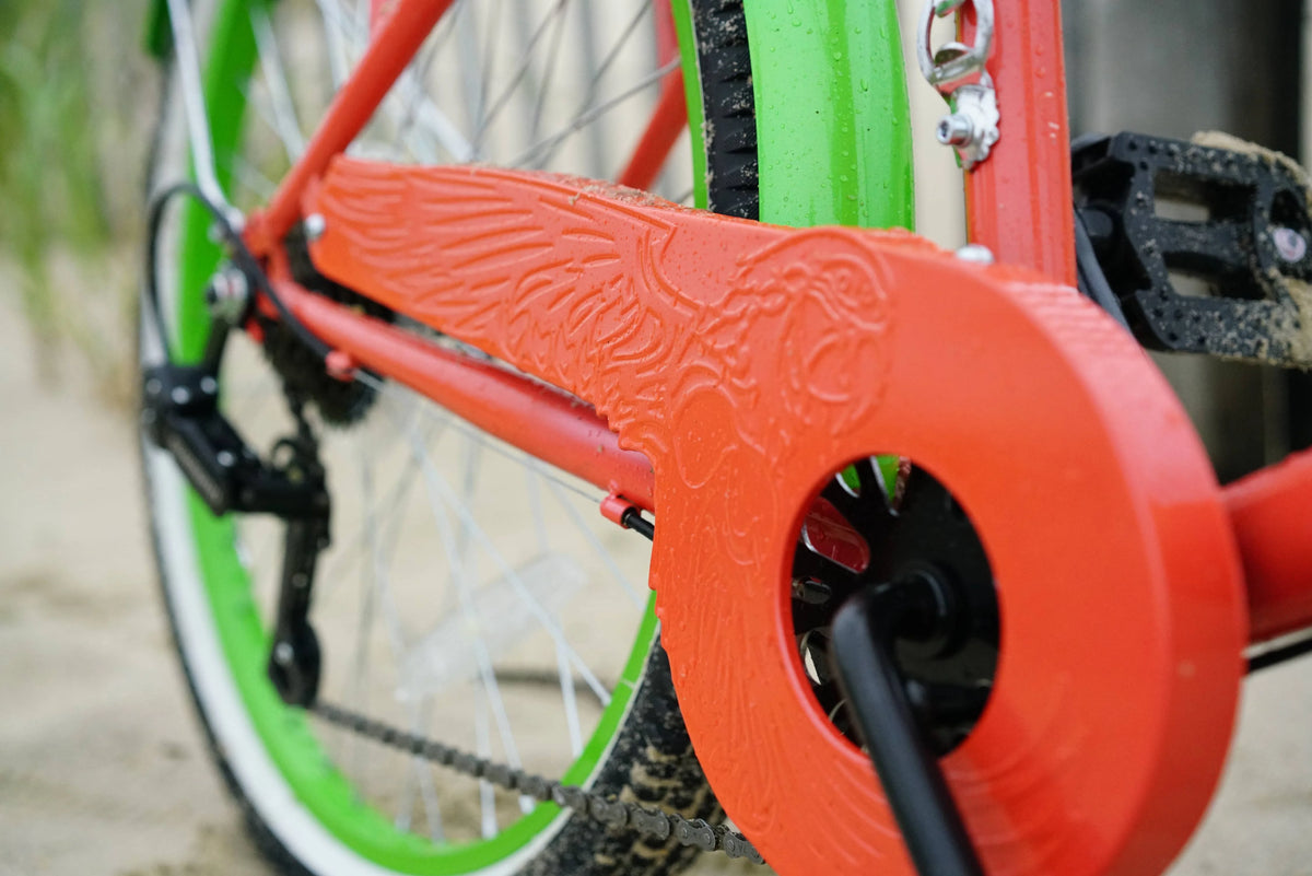 24" Island Life Multi Speed Girl'S Bike, Coral/Green - Product image 9