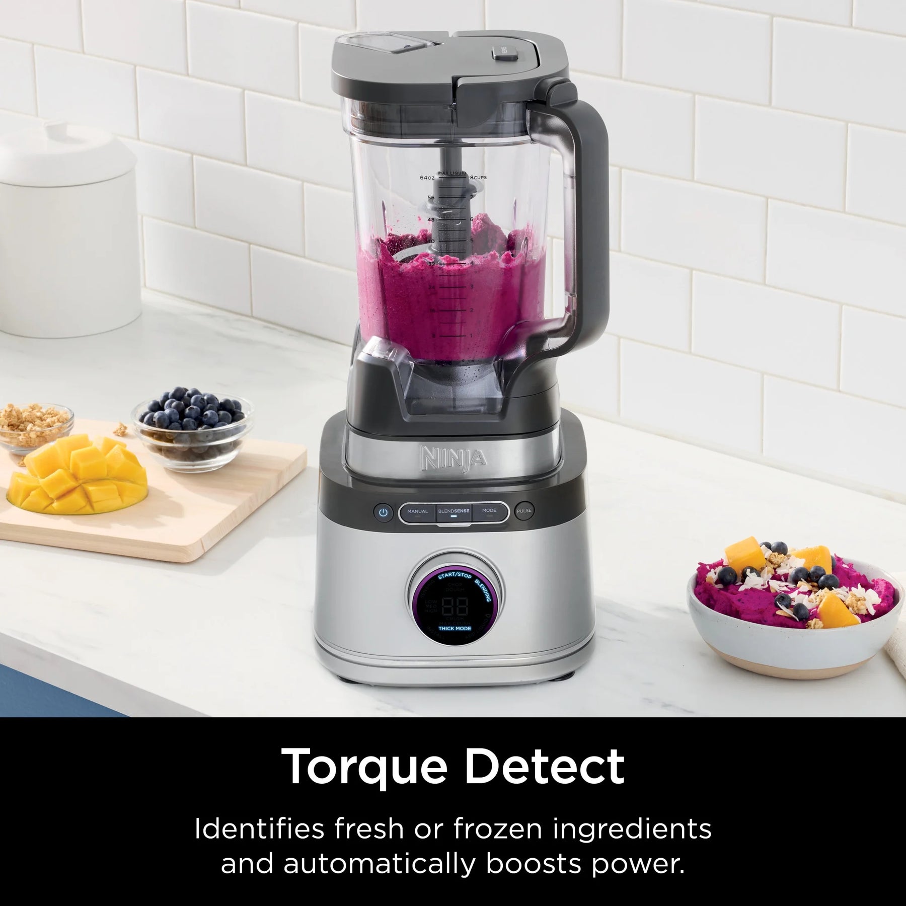Ninja Detect Kitchen System Power Blender + Processor with Blend Sense Technology, Silver, TB400 - Product image 5