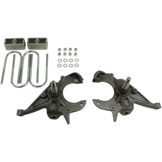 BELLTECH 612 LOWERING KITS Front And Rear Complete Kit W/O Shocks 1982-2004 Chevrolet S10/S15 Pickup 4&6 cyl. (Std Cab) 83-97 Chevrolet Blazer/Jimmy 4&6 cyl. 2 in. F/2 in. R drop W/O Shocks