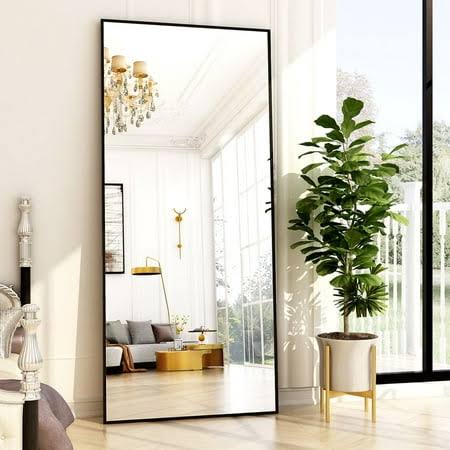 BEAUTYPEAK 76 inchx34 inch Oversized Full Length Mirror Rectangle Wall Mirror Floor Mirrors for Leaning - Product image 1
