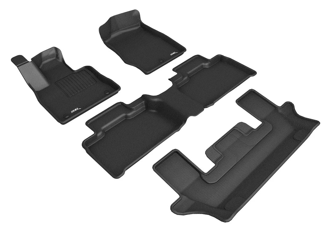 3D MAXpider L1FR13101509 - 2020-2021 Ford Explorer 1st/2nd/3rd Row Floor Mats - Black